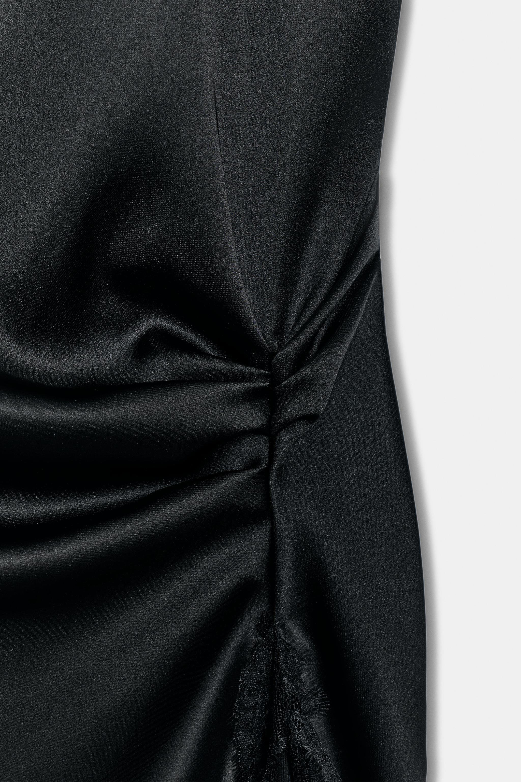 SATIN LACE DRESS